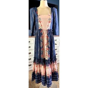 Cara Cara Blue Hill Maxi Dress 10